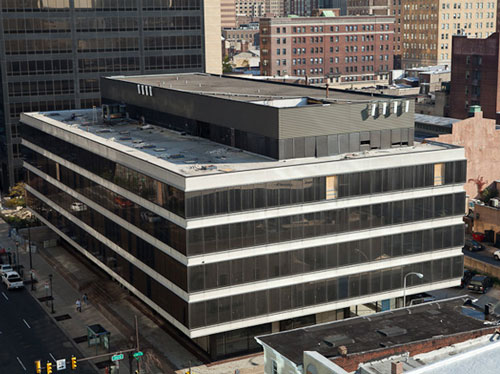 exterior of the original 2040 Market Street construction