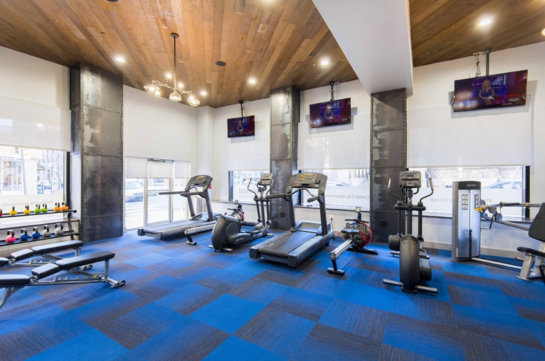 Fully-furnished on-site fitness center