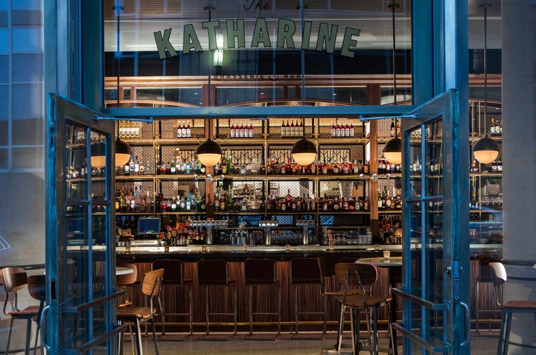 The Katherine, an on-site restaurant and bar