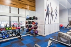 Barringer Residences newly-renovated resident fitness center 