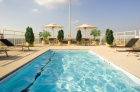 Rooftop pool with terrace